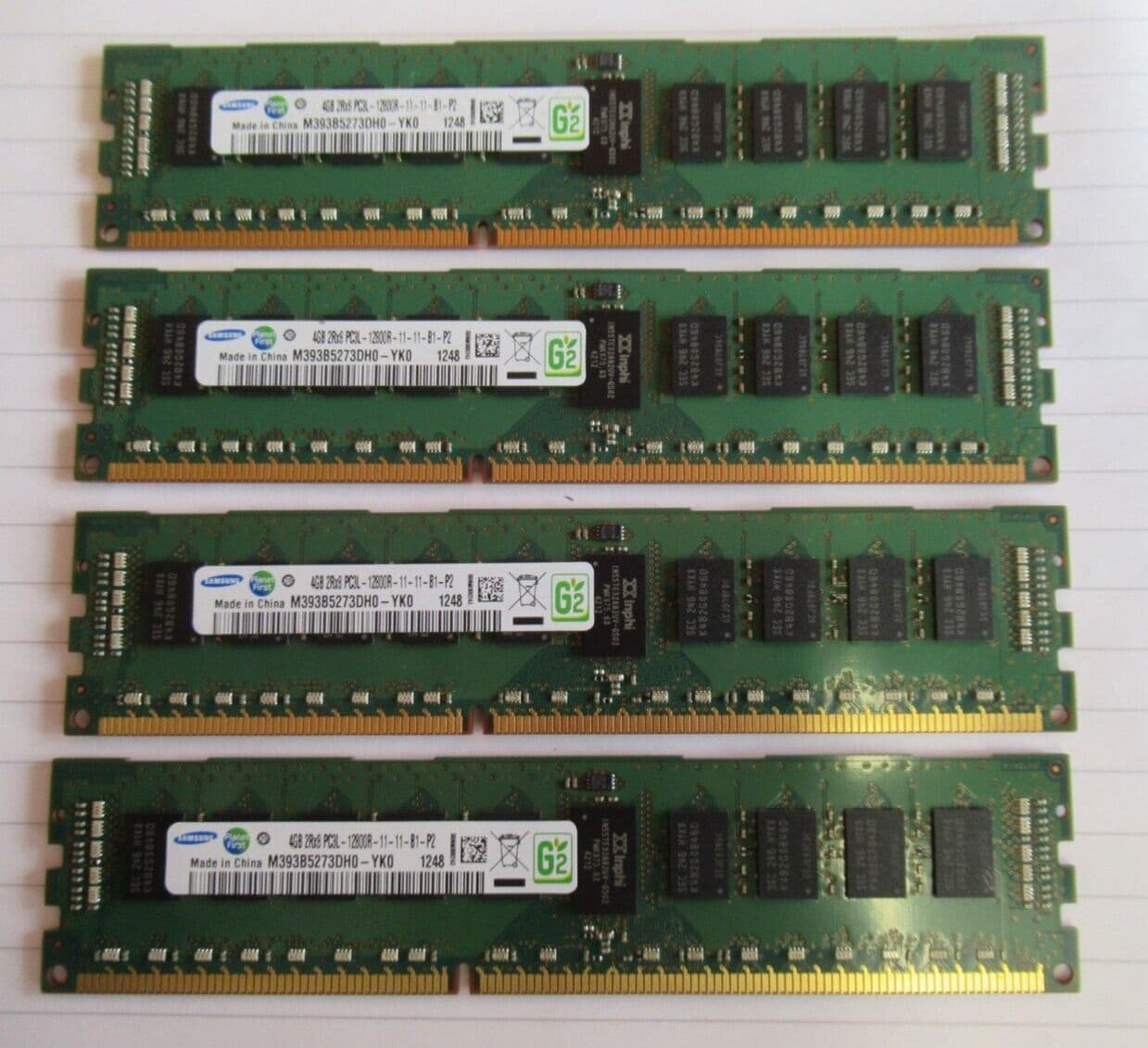 4GB DDR3-1600 PC3L-12800R M393B5273DH0-YK0 SAMSUNG＊＊サーバー用