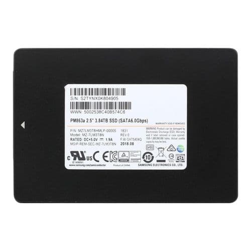 Samsung PM863a 3.84TB 2.5" SATA 6G SSD MZ7LM3T8HMLP-00005