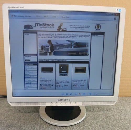 Samsung SyncMaster 920BM LS19WJBKSV/EDC 19 Inch LCD TFT Colour Monitor