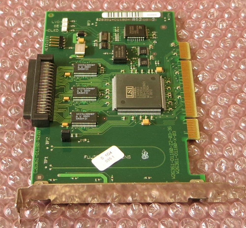 SCSI Controller FSC C26361D1180W100 Card W26361D1180Z20336