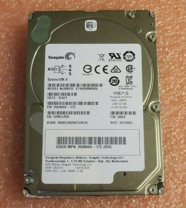 9TH066-035 - Seagate 900GB 10000RPM SAS 6Gb/s 64MB Cache 2.5-in HDD - Foto 5