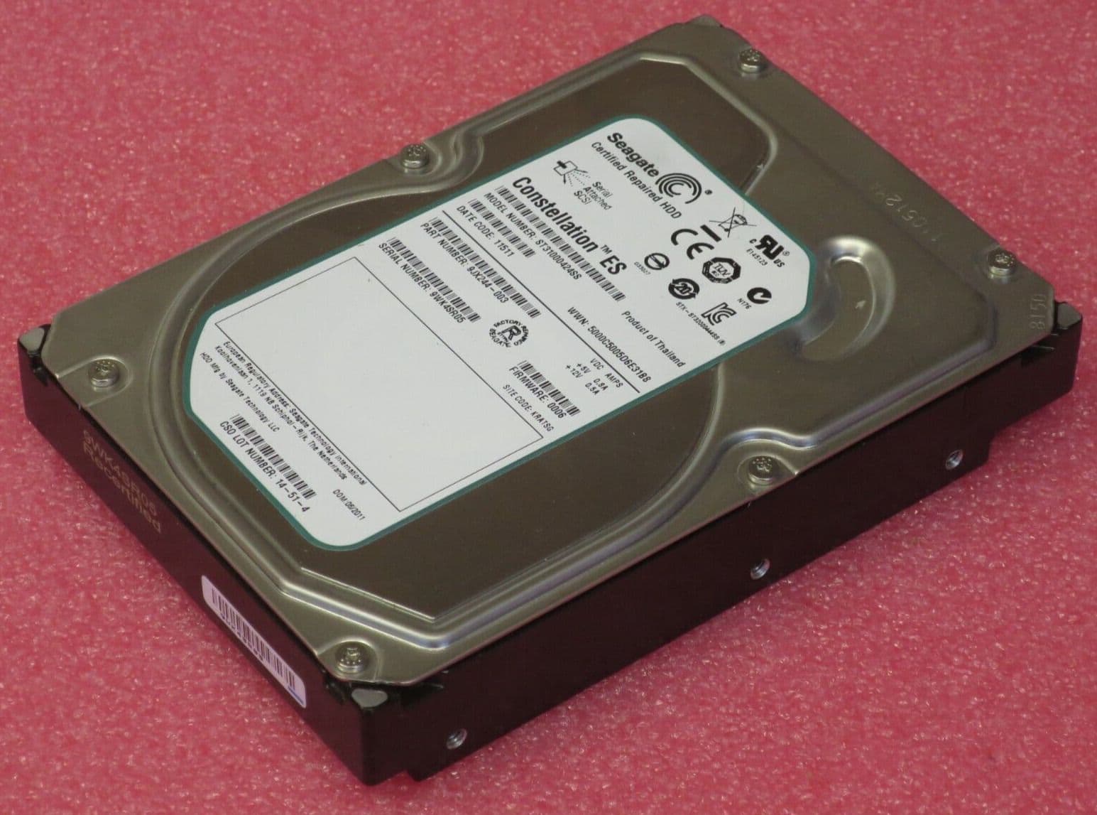 Seagate Certified Repaired Constellation ES 1TB 2 5" 7 2k SAS HDD ...