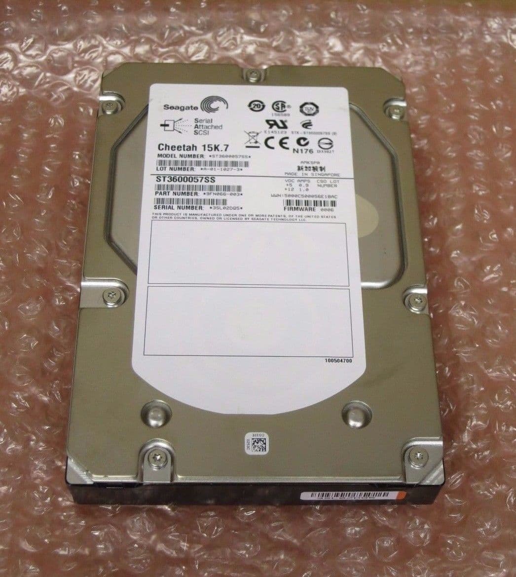 Seagate Cheetah 15K 7 ST3600057SS 3 5" 600GB 15K SAS Hard Drive 0006 ...