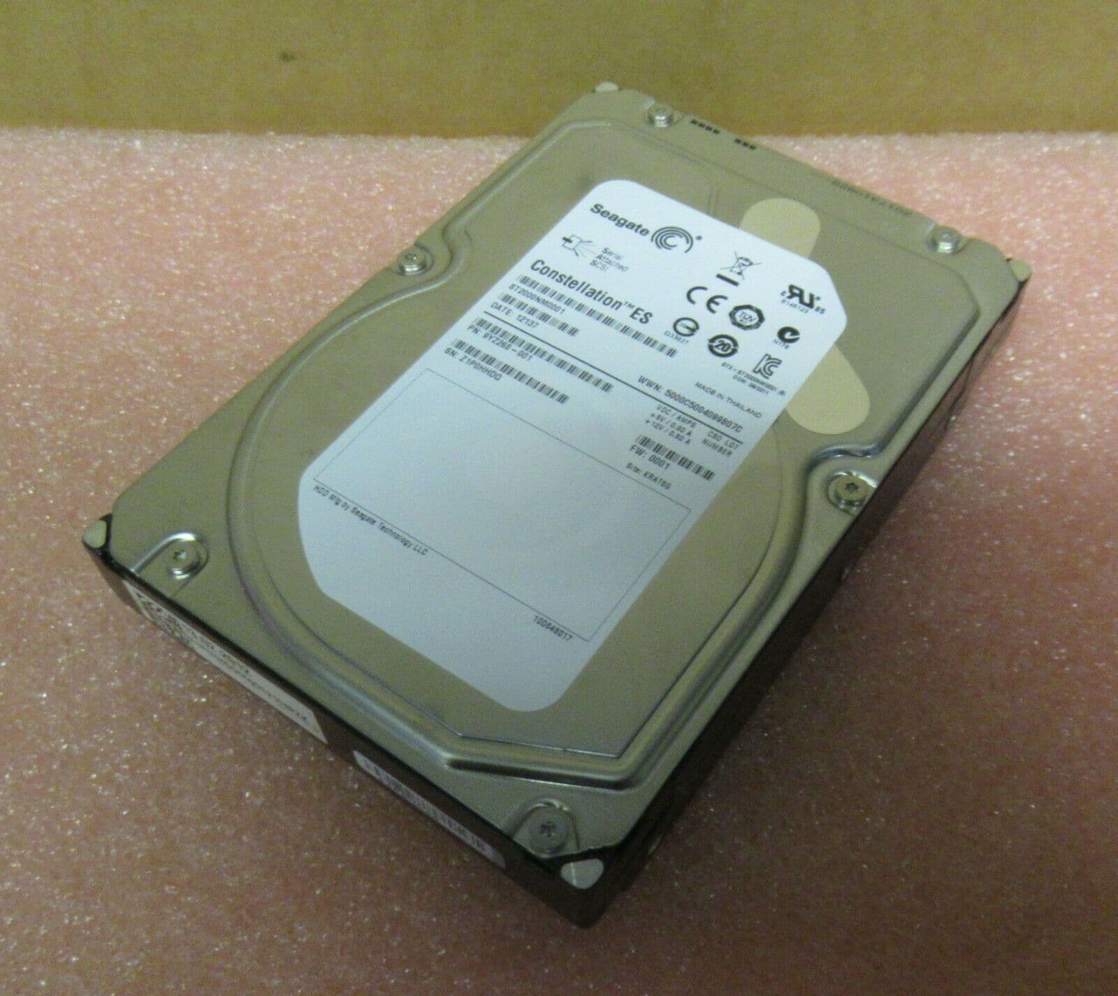 Disque Dur Dell Constellation ES 2 To SAS 3,5" - Hors Service, Pour Pièces Détachées Uniquement