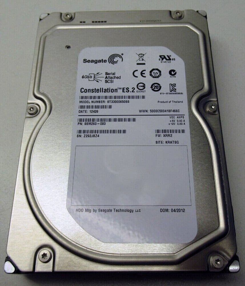 Seagate Constellation ES 3TB SAS 6Gb/s 24x7 Enterprise Hard Drive - HDD Seagate Constellation ES 3TB SAS 6Gb/s 24x7 Enterprise Hard Drive - HDD