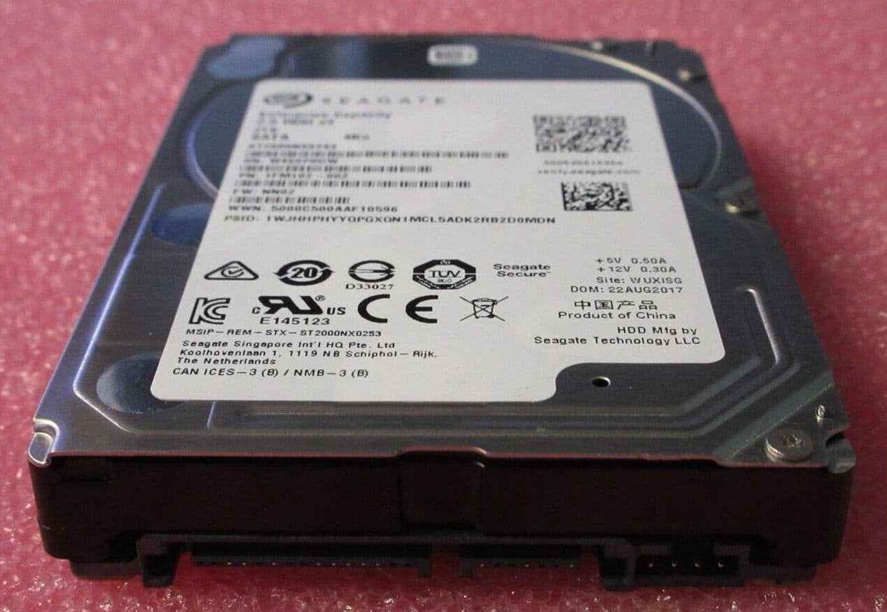 Seagate st2000nx0243 2.5???2tb SATA 6 Gb / s 7.2 K RPM????????????????? Supermicro (Seagate) 2TB 2.5\" 7200RPM SATA3 6Gb⁄s 128M Internal Hard Drive  (HDD-2T02T-1KECR)