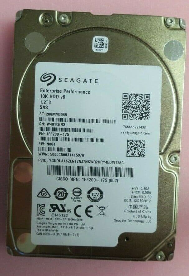 Seagate Enterprise Performance 1 2TB SAS 10k 2 5" 12G Hard Drive ...