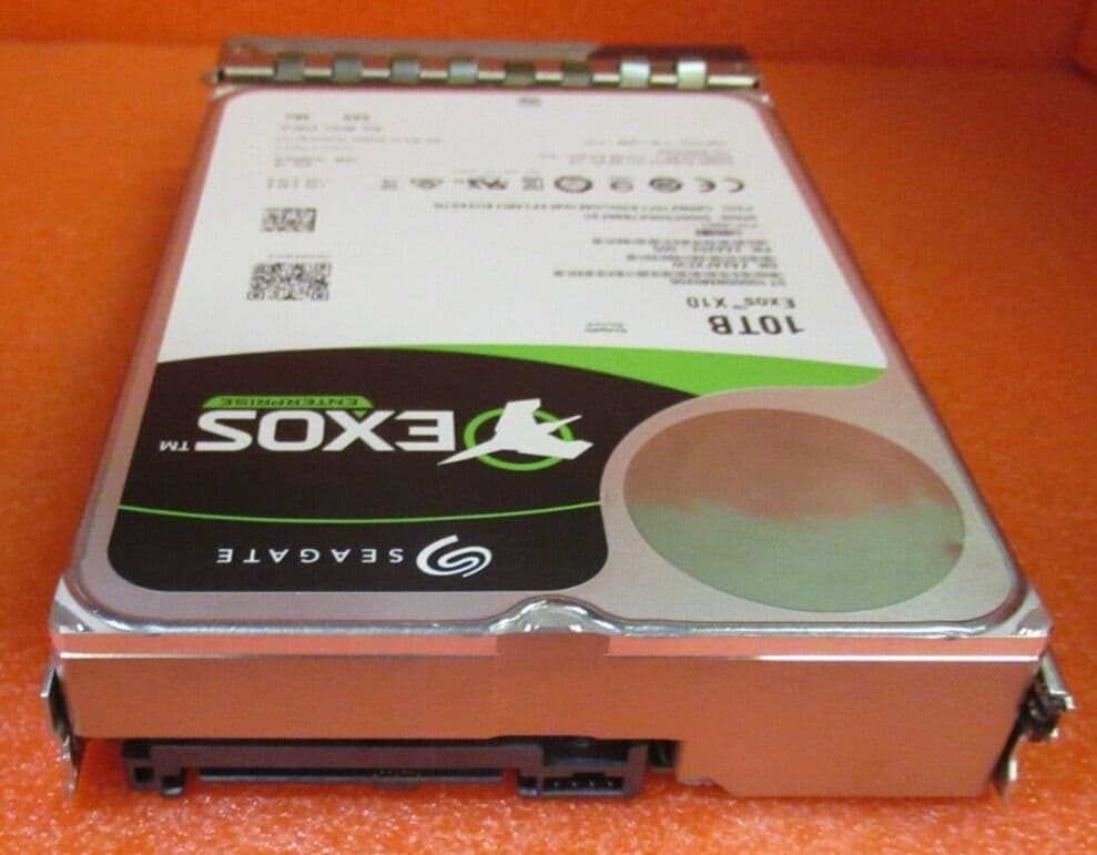 Seagate Exos X10 10TB 7200RPM SAS 12Gb/s 4Kn Enterprise Hard Drive – ST10000NM0206 (Used, Tested)