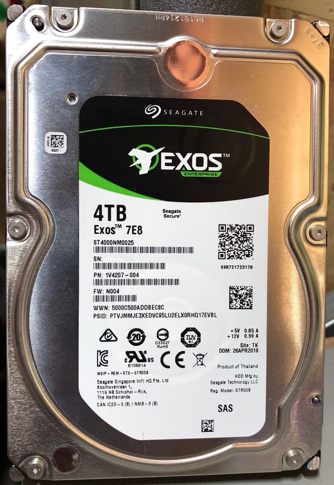 Seagate EXOS 7E8 4TB 7 2K SAS 12G 128MB Cache 3 5" Hard Drive HDD ...