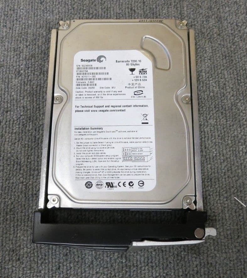 Seagate ST380215A Barracuda 7200 10 80GB 7200RPM 2MB 3 5" ATA-100 HDD ...