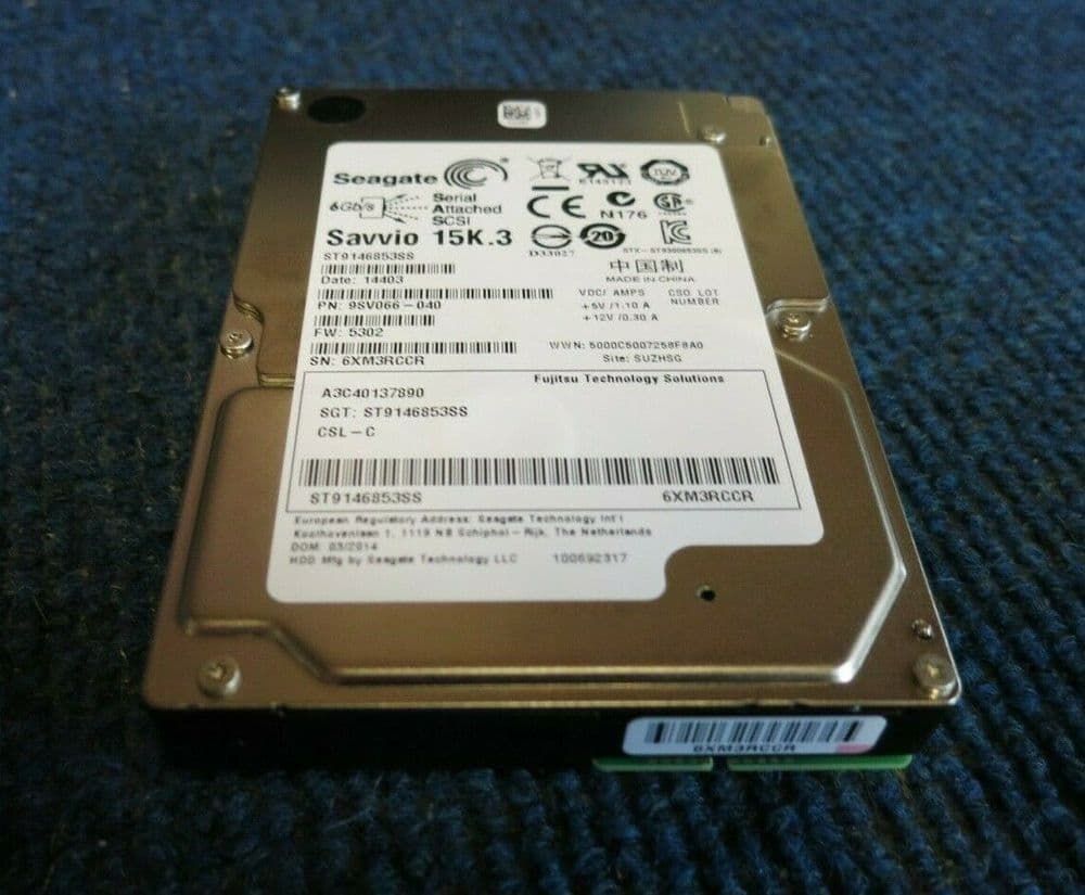 Seagate ST9146853SS 9SV066-040 Savvio 15K 3 146GB 15000RPM SAS 64MB 2 5 ...