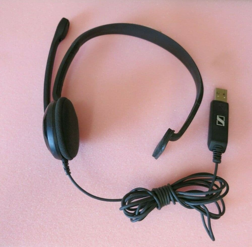 Sennheiser PC7 Black PC USB Monaural On-Ear Noise Cancelling Headset