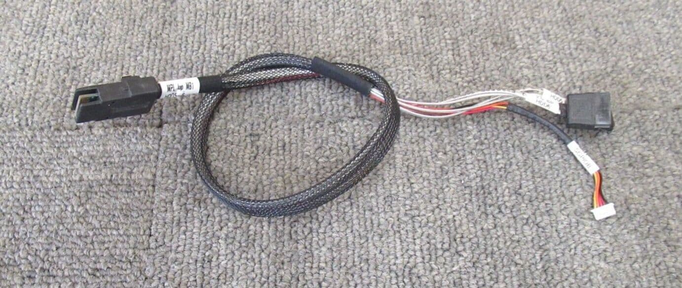 SFF8087 To 2x SATA connectors Internal MiniSAS To SATA Reverse Cable 45cm