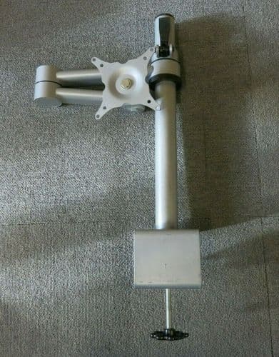 Single LCD TFT Monitor VESA Swivel Arm Desk Mount Stand with Clamp Base