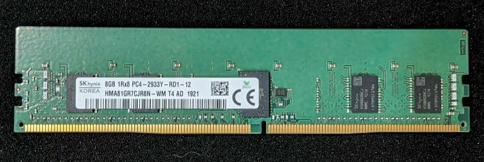 thumbnail image 2 of SK Hynix 8GB DDR4-2666V ECC RDIMM Server RAM – HMA81GR7CJR8N-VK (New Pull) 2 of 3