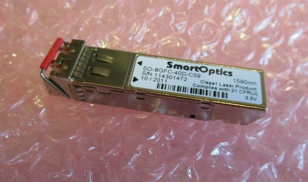 SmartOptics SO-8GFC-40D-C59 FC 10Gbps 40Km 1590nm Long Range SFP+ Transceiver
