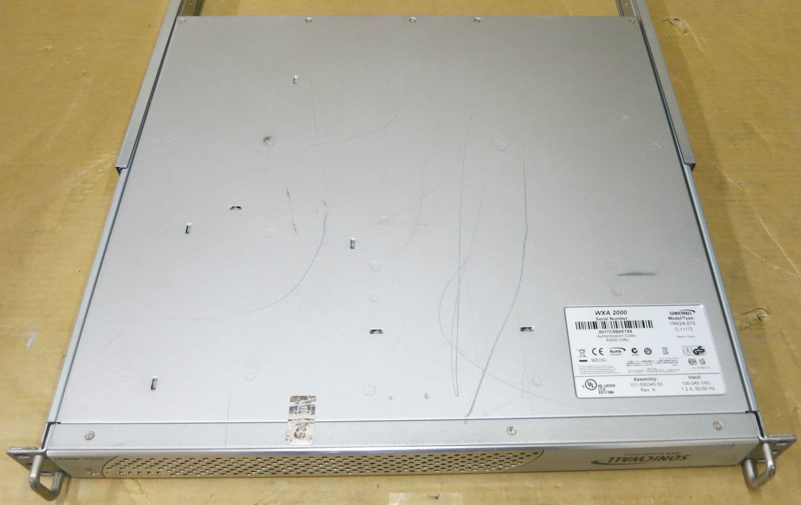 Sonicwall WAN Acceleration WXA 2000 Rackmount Security Appliance 1RK24-07E