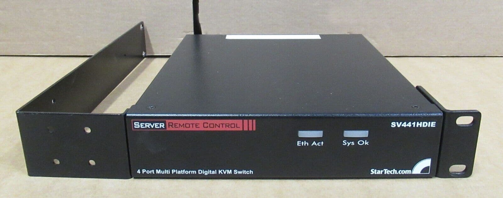 StarTech 4 Port USB VGA IP KVM Switch With Virtual Media SV441HDIE