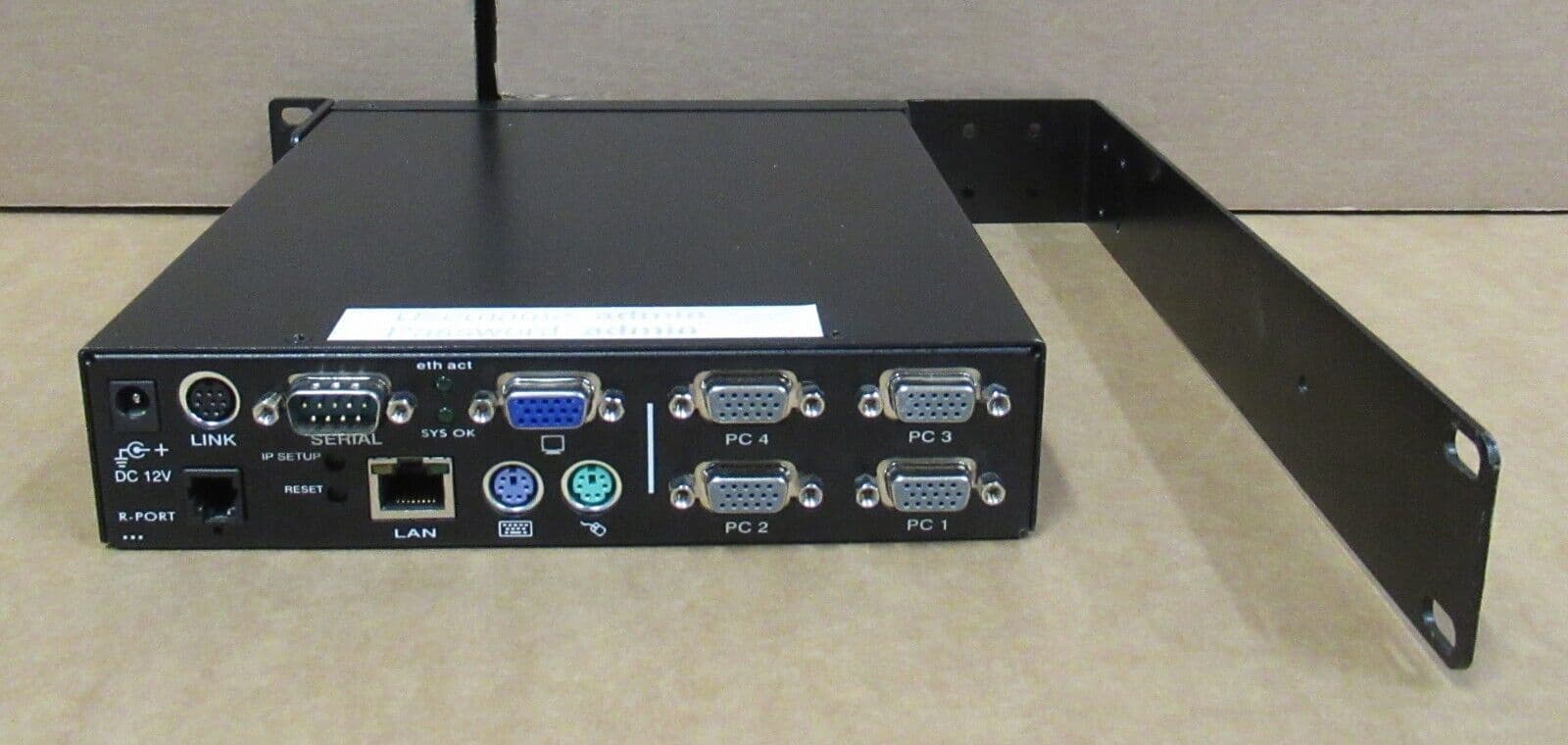 StarTech 4 Port USB VGA IP KVM Switch With Virtual Media SV441HDIE