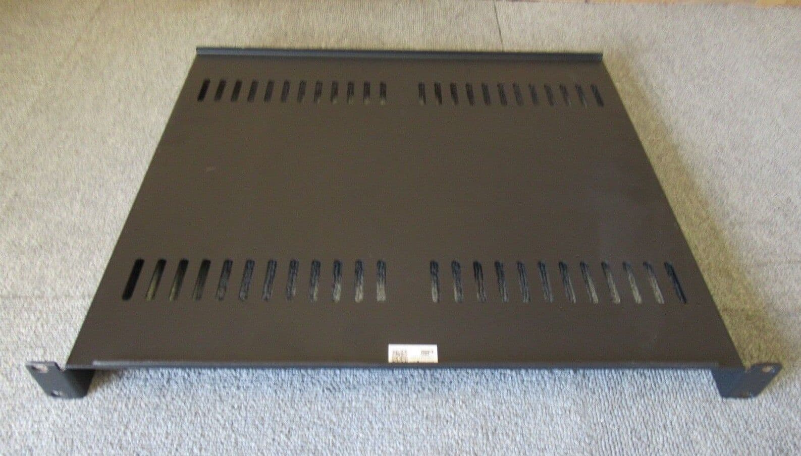 StarTech CABSHELF116V Universal Black Vented 1U Server Rack Shelf 16