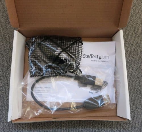 StarTech ICUSBAUDIOB New USB To Stereo Audio Adapter External Sound Card