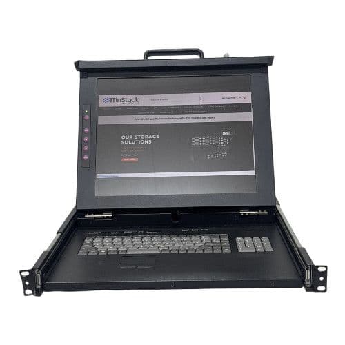 StarTech KSR-117XX KVM 17" 1U LCD Rackmount Console RACKCONS1701 Rack TFT