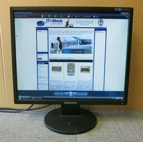 Sumsung SyncMaster 943N LS10MYAKBB/EDC Black 19" LCD TFT Screen Monitor VGA
