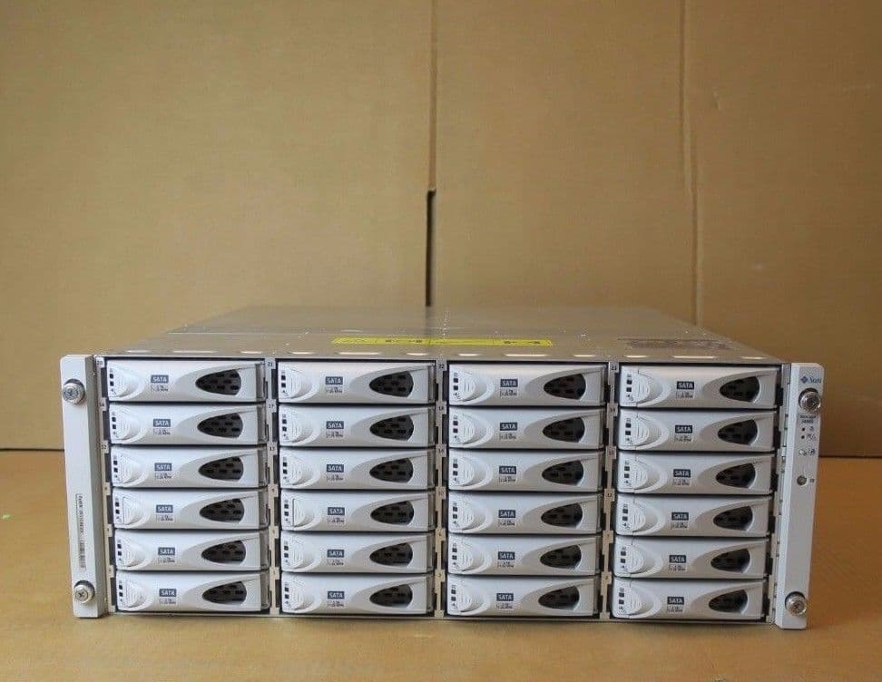Sun J4400 Storage Array - Capacity 24TB 24 x 1TB SATA 2 x Controllers 2 ...