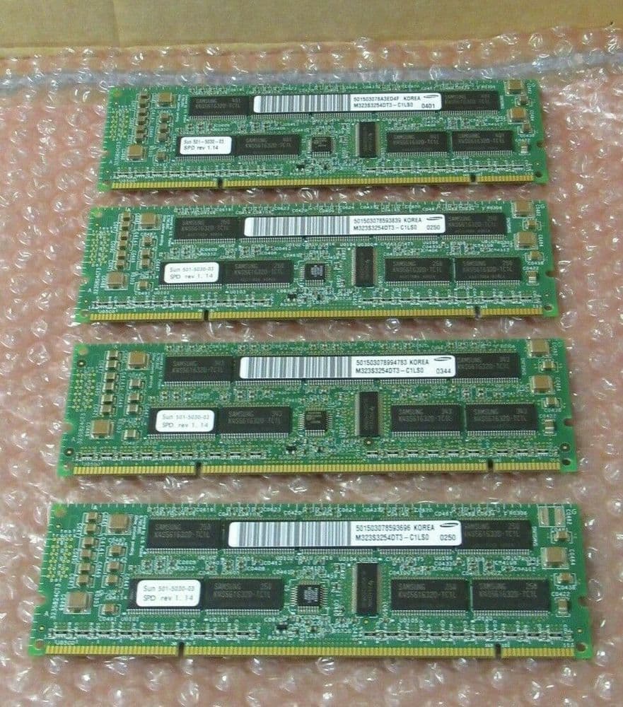 Sun Microsystems 501-5030-03 2GB 4x 512MB PC100 232 Pin Server Dimm ...