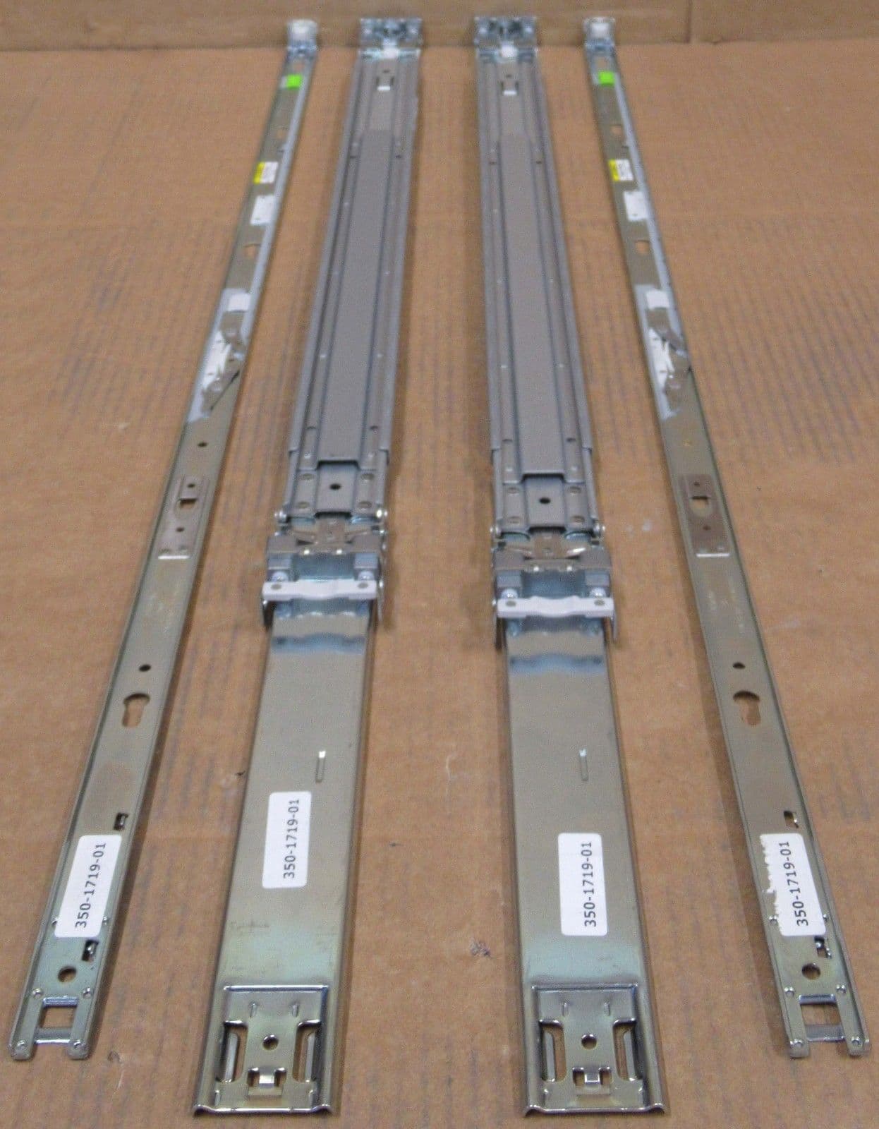 Sun Oracle 1U/2U SnapIn Slide Rackmount Rack Rails Inner & Outer 350
