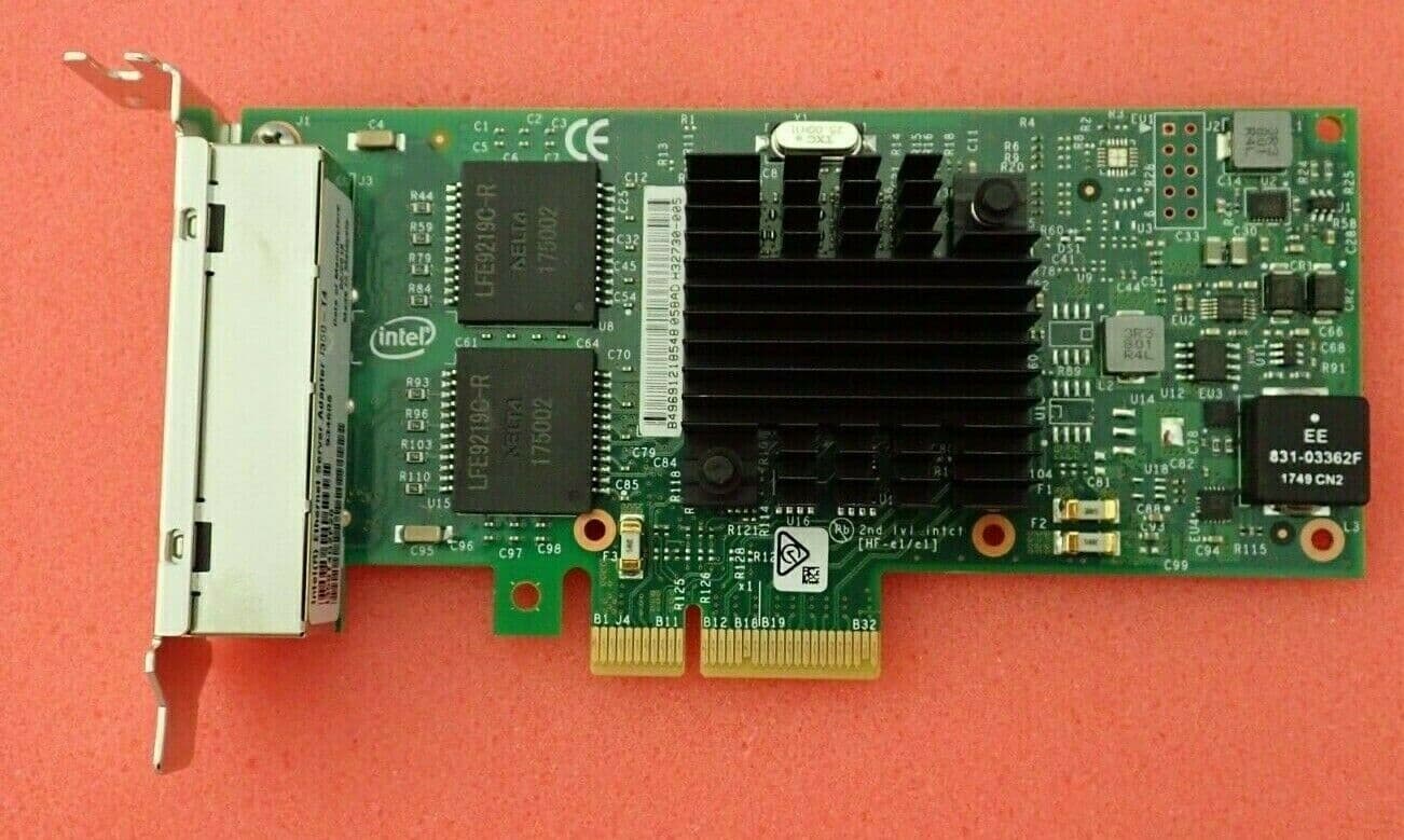 Sun Oracle Quad Port Gigabit Ethernet RJ45 Intel i350-T4 Adapter 7014741