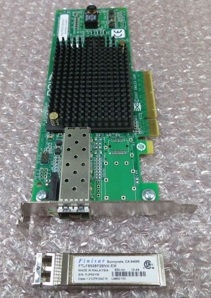 Emulex LPE12000 scheda di rete e adattatore Fibre Channel 8GB/s P002181-06A 371-4295-01 LP