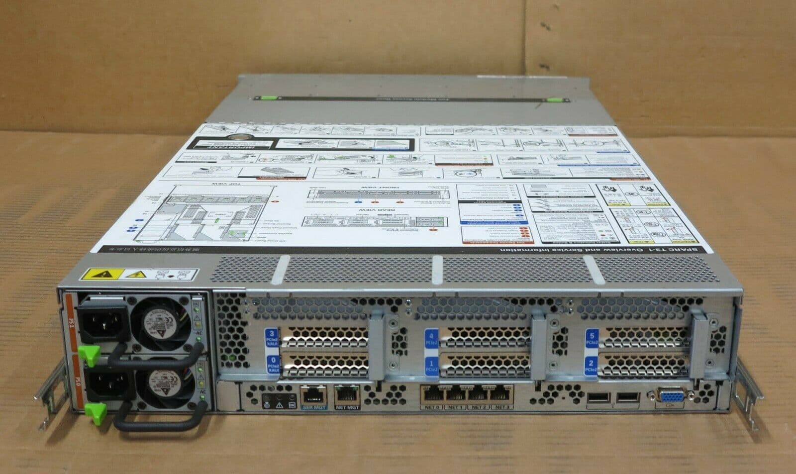 Sun Oracle SPARC T3-1 1x SPARC-T3 16-C 1 65GHz 128GB Ram 16x 2 5