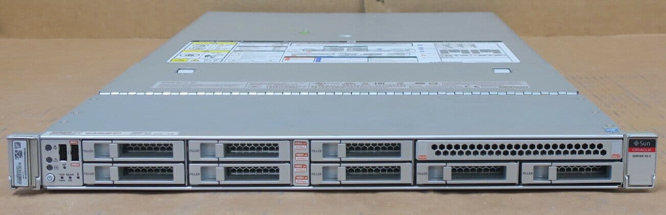 Sun Oracle X5-2 CTO Up to 2x E5-2600v3 CPU QLE2662 X520-DA2