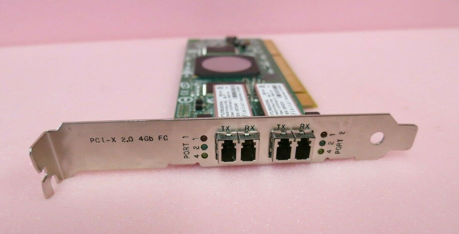 Carte Fibre Channel Sun QLogic QLA2462, 4GB, PCI-X, Occasion