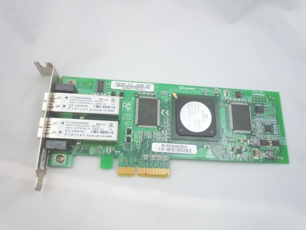 Sun Qlogic QLE2462-SUN 4GB Dual Fibre Channel Host Bus Adapter 375-3356