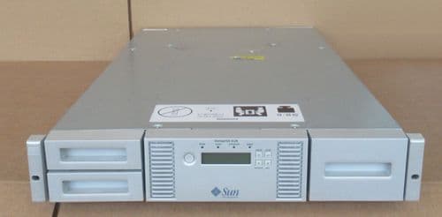 Sun StorageTek SL24 Backup 2U Tape Library AH948A 454340-001 380-1560-03 no tape