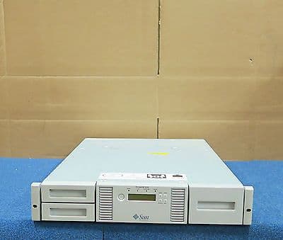 Sun StorageTek SL24 LTO 4 Backup Tape Library 380-1560-03 380-1589-01 LTO4 Drive