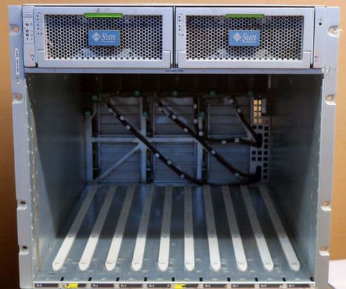 Sun SunBlade 6000 10x Bay Blade Chassis Enclosure 594-6047-01 2x PSU 2x PassThru