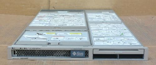 Sun Sunfire X4100 AMD Opteron 275 2.2GHz 4GB Ram 2x 2.5" Bays DVD ROM 1U Server