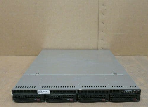 Supermicro 1U CSE-815 H8DGU-F 2x 16 Core AMD 6272 2.10Ghz 256GB RAM 4Bay Server