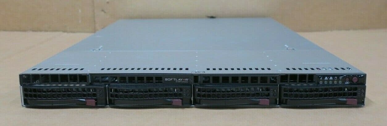 Supermicro 1U CSE-815 X10SLH-N6-ST031 E3-1270v3 16GB Ram 4x