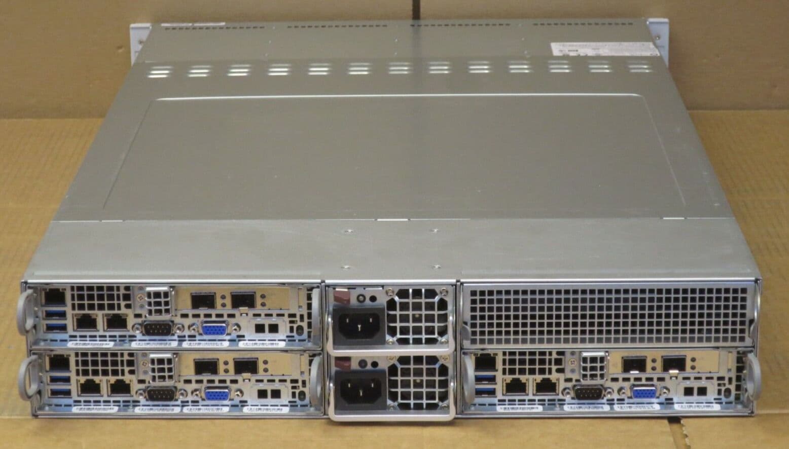 Supermicro 6028TR-HTR 3x X10DRT-H Node 6x E5-2630v3 12x 3 5