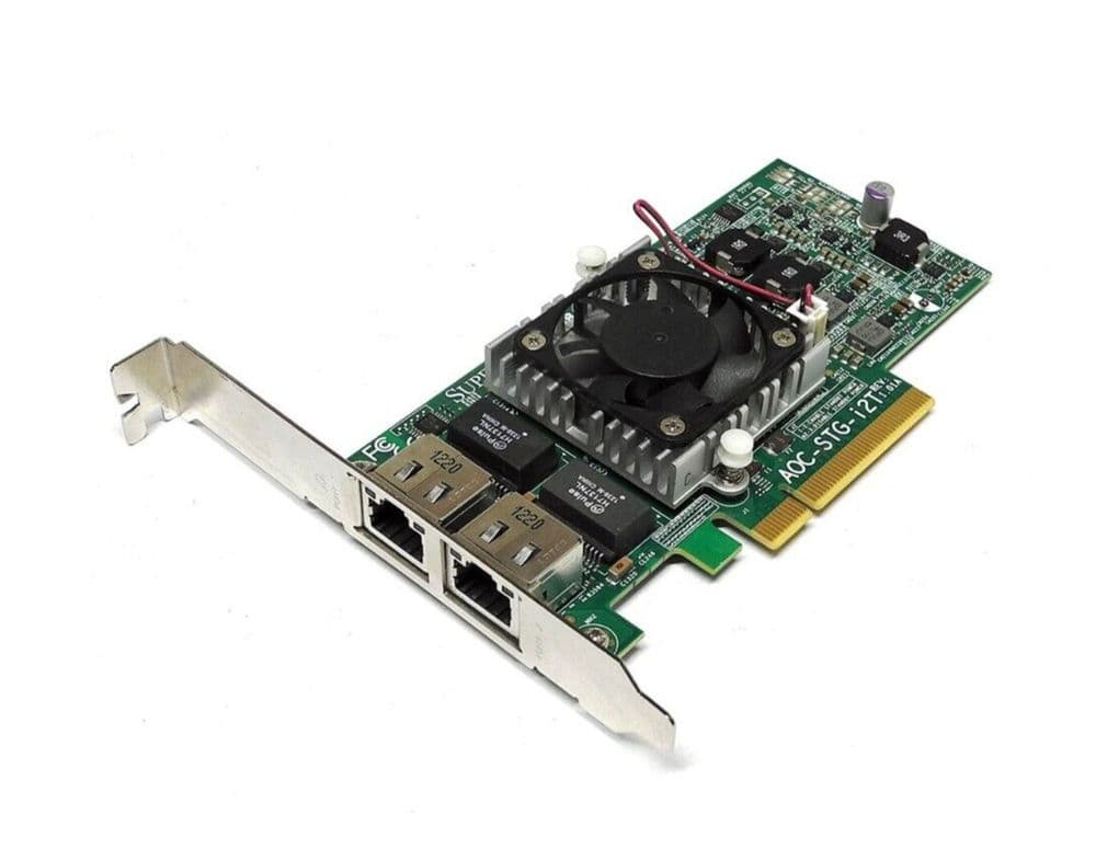 SuperMicro AOC X540-AT2 DP 10G RJ45 FH Rev 1 01A Network Card - AOC-STG ...