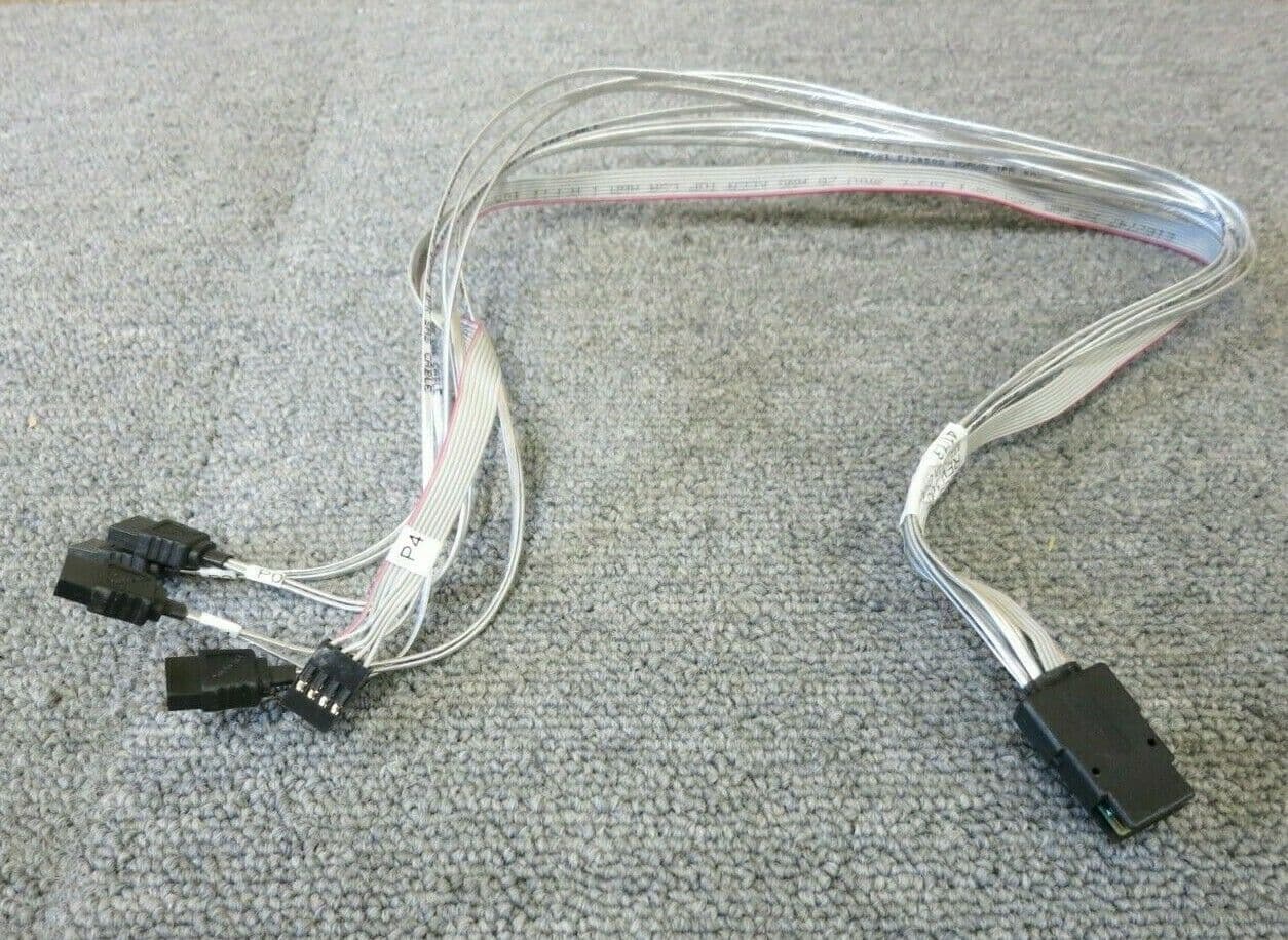 Supermicro CBL0294L02 58cm MiniSAS To 4 SATA Connector CrossOver