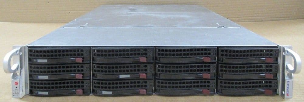 Supermicro Chasis 2 AMD Opteron 6168 1 9GHz 4TB 144GB H8DGU-F Rack ...