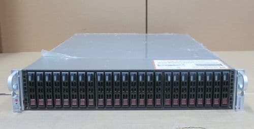 Supermicro CSE-216 2x 10C E5-2690v2 256GB RAM 24-Bay 9.6TB 2U Server X9DRi-F