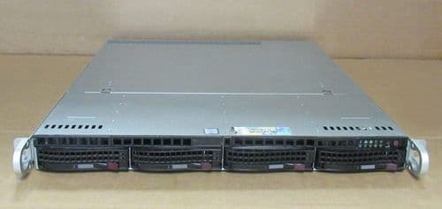 Supermicro CSE-813M 1x Dual-Core i3-6100 3.70GHz 1U 4-Bay Rackmount Server