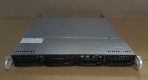 Supermicro CSE-813M Intel Six-Core W3680 3.33GHz 24GB RAM 4-Bay 1U Server