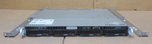 Supermicro CSE-813M Quad-Core E5-1620v3 32GB Ram 3x 1TB + 1x 300GB HDD 1U Server